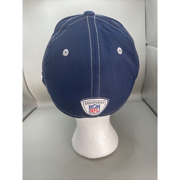 Reebok on Field Fitted Hat Dallas Cowboys Large XL Blue Gray Paint Splatter NWOT - Picture 3 of 7